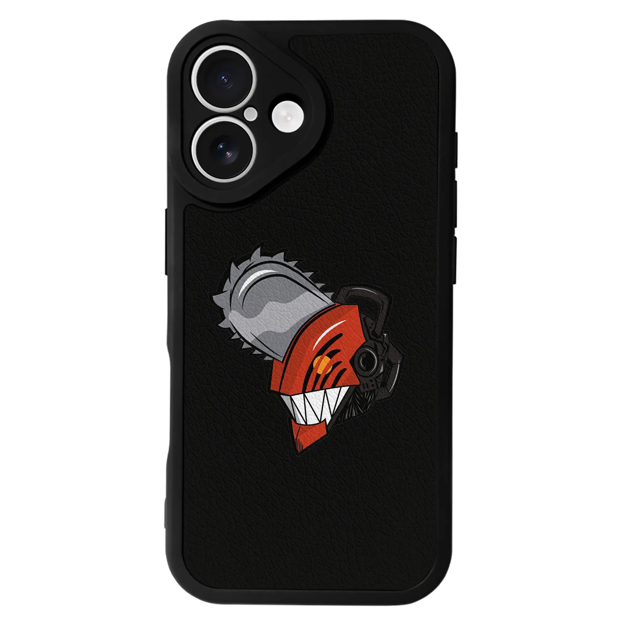 チェンソーマン グッズ,デンジ - IPhone 16シリーズ対応 ・ シリコンスマホケース ・ レザー調 ・ 高精度フィット ・ 耐衝撃 ・ ワイヤレス充電対応 ・ 精密カット